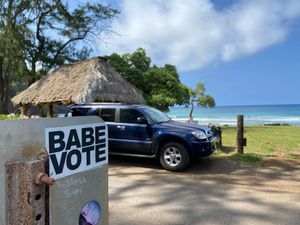 Image post by @babevote on Instagram