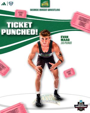 Image post by @GMUWrestling on Twitter/X