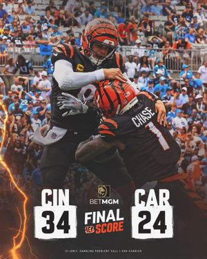 Image post by @Bengals on Twitter/X