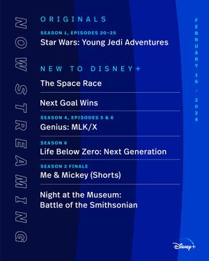 Image post by @DisneyPlus on Twitter/X