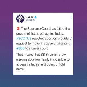 Image post by @reprofreedomforall on Instagram
