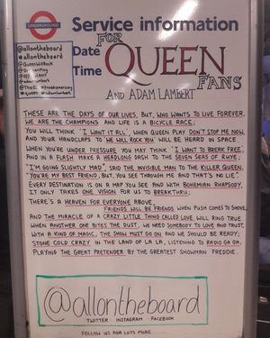 Image post by @officialqueenmusic on Instagram