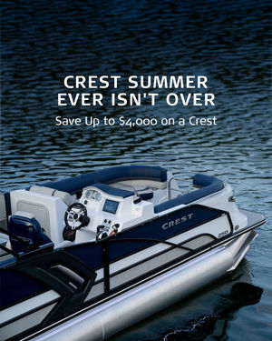 Image post by @crestpontoonboats on Instagram