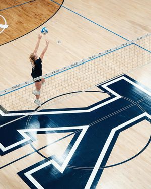Image post by @YaleVolleyball on Twitter/X
