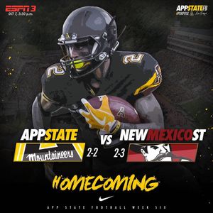 Image post by @appstate_fb on Instagram