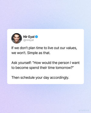 Image post by @thrive on Instagram