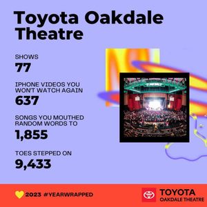 Image post by @oakdaletheatre on Instagram