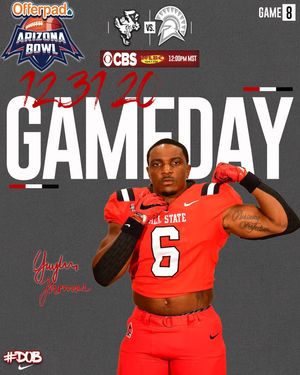 Image post by @ballstatefb on Instagram