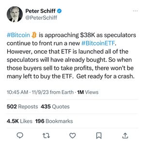 Image post by @peterschiff on Instagram