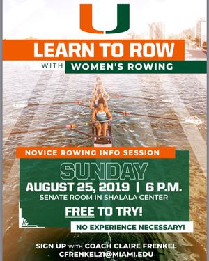 Image post by @canesrowing on Instagram