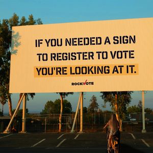 Image post by @rockthevote on Instagram