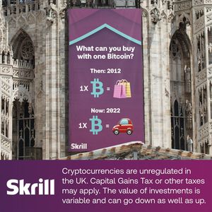 Image post by @skrill on Instagram