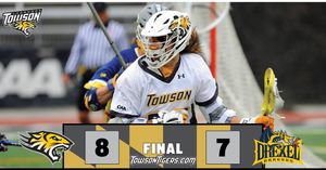 Image post by @towson_mlax on Instagram