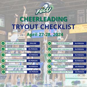 Image post by @fgcu_cheer on Instagram