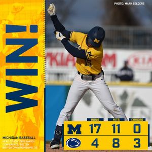 Image post by @umichbaseball on Instagram