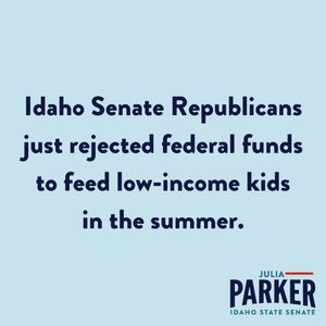 Image post by @votejuliaparker on Instagram