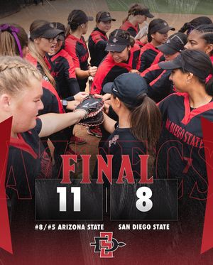 Image post by @sdsu_softball on Instagram