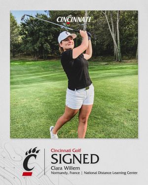 Image post by @GoBearcatsWGOLF on Twitter/X