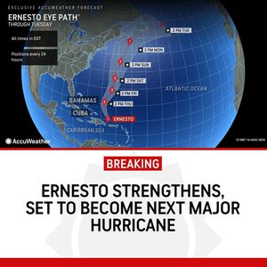 Image post by @accuweather on Instagram