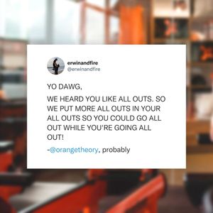 Image post by @orangetheory on Instagram