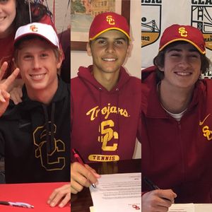 Image post by @uscmenstennis on Instagram