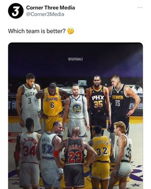Image post by @cornerthreemedia on Instagram