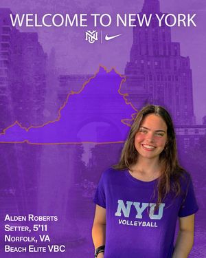 Image post by @nyuwomensvolley on Instagram