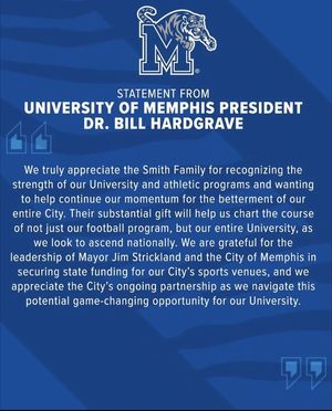 Image post by @memphisalumni on Instagram