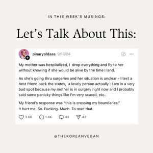 Image post by @thekoreanvegan on Instagram