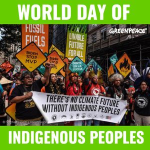 Image post by @greenpeaceusa on Instagram