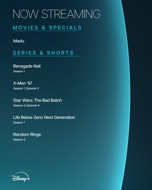 Image post by @DisneyPlus on Twitter/X
