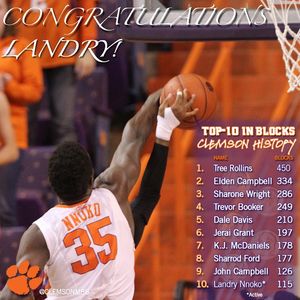Image post by @clemsonmbb on Instagram