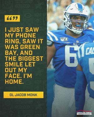 Image post by @packers on Instagram