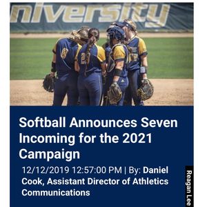 Image post by @cbu_softball on Instagram