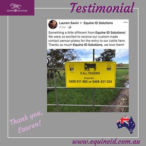 Image post by @equineidsolutions on Instagram