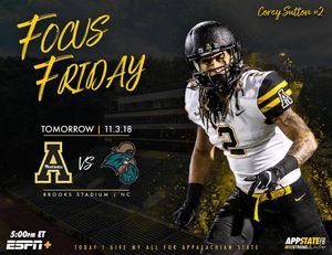 Image post by @appstate_fb on Instagram