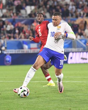Image post by @equipedefrance on Twitter/X