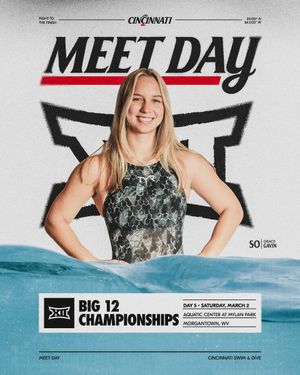 Image post by @GoBearcatsSWIM on Twitter/X