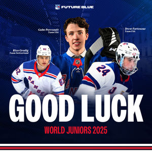 Image post by @NYRangers on Twitter/X
