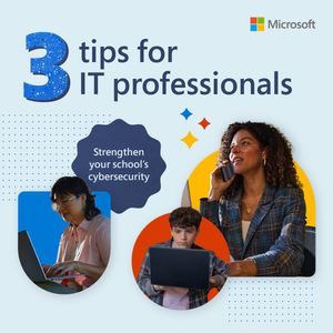 Image post by @MicrosoftEDU on Twitter/X