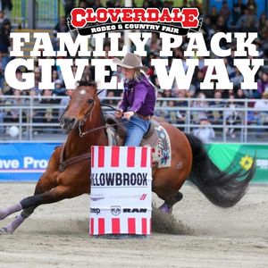 Image post by @cloverdalerodeo on Instagram