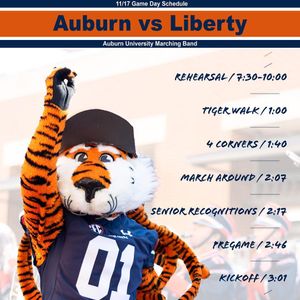 Image post by @auburnbands on Instagram