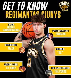 Image post by @umbcbasketball on Instagram