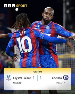 Image post by @BBCSport on Twitter/X