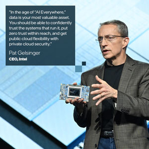 Image post by @intel on Twitter/X