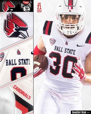 Image post by @ballstatefb on Instagram