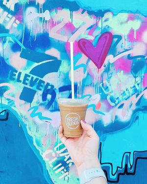 Image post by @drinkfreshblends on Facebook