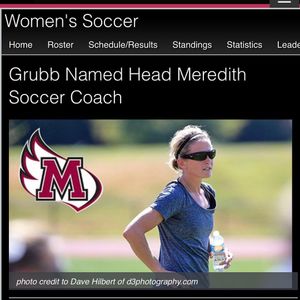 Image post by @meredithcollegesoccer on Instagram