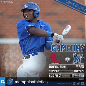 Image post by @memphisbaseball on Instagram