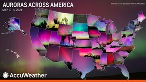 Image post by @AccuWeather on Facebook